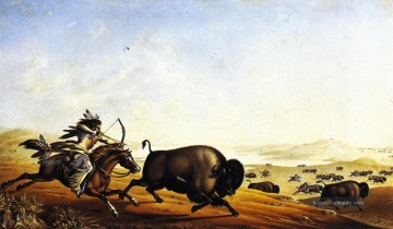  jagd - Peter Rindisbacher xx Assiniboin Jagd zu Pferd